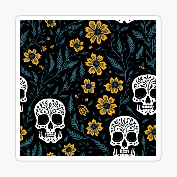 Item preview, Día de los Muertos - Seamless Pattern designed and sold by MtWoodsonSales.