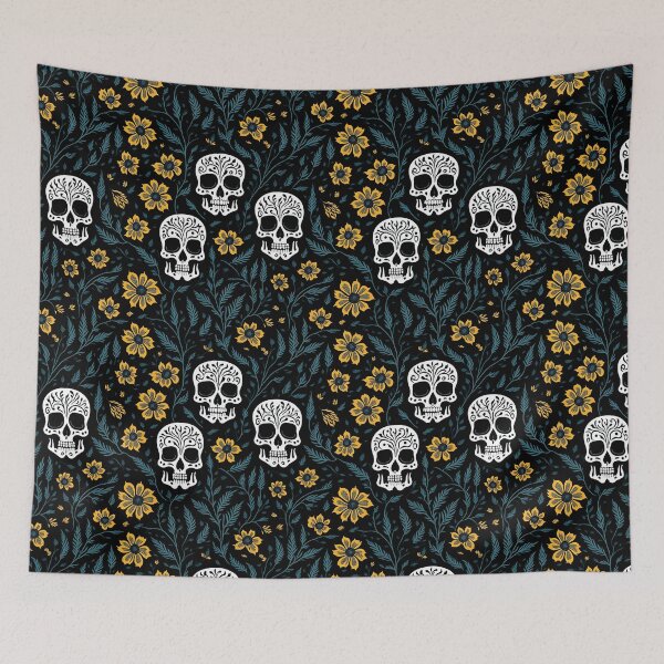 Item preview, Día de los Muertos - Seamless Pattern designed and sold by MtWoodsonSales.