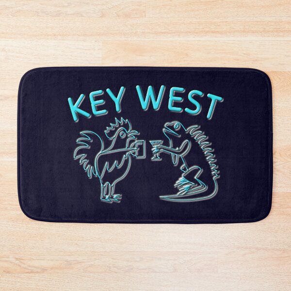 Item preview, Key West Nightlife in Neon Blue designed and sold by SouthbyKeyWest.