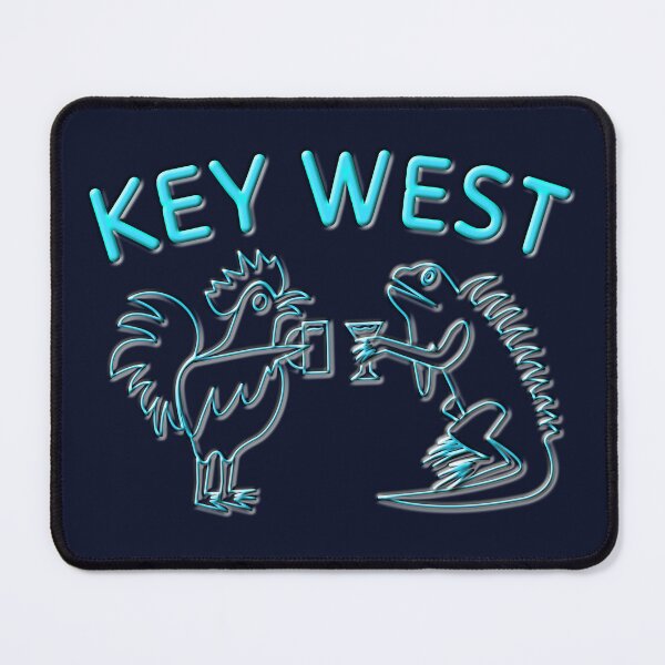 Item preview, Key West Nightlife in Neon Blue designed and sold by SouthbyKeyWest.