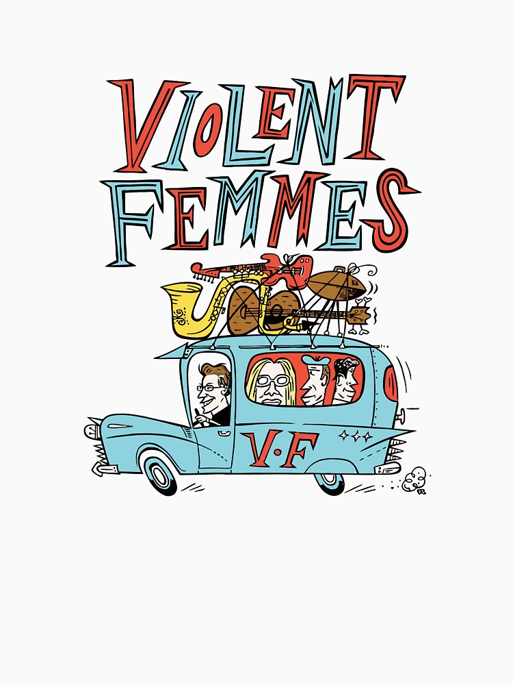Thumbnail 7 of 7, Classic T-Shirt, violent femmes band designed and sold by ahtiis.