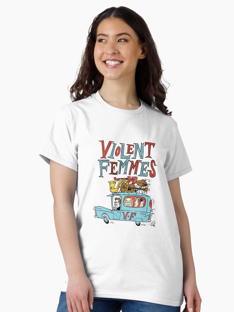 Thumbnail 2 of 7, Classic T-Shirt, violent femmes band designed and sold by ahtiis.