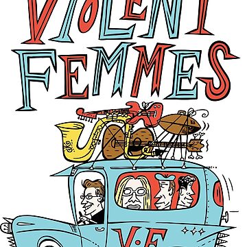 Artwork thumbnail, violent femmes band by Ahti I Sulin