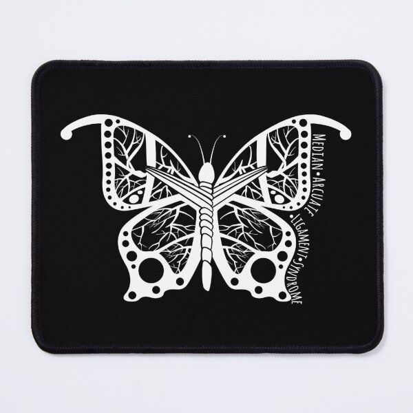 Item preview, MALS Double Sided Butterfly (White) designed and sold by MALSFoundation.