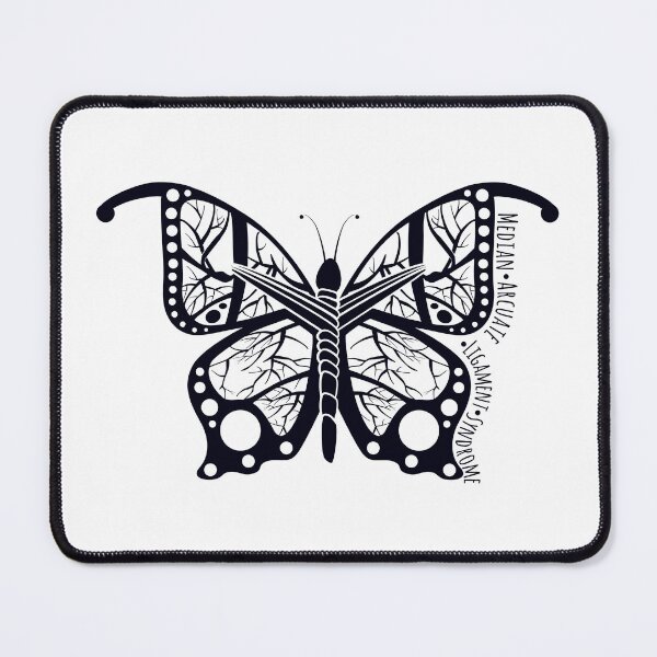 Item preview, MALS Double Sided Butterfly (Black) designed and sold by MALSFoundation.