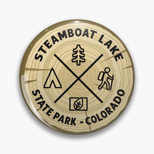 Artikelvorschau, Steamboat Lake State Park Colorado Log Slice entworfen und verkauft von VanyaKar.
