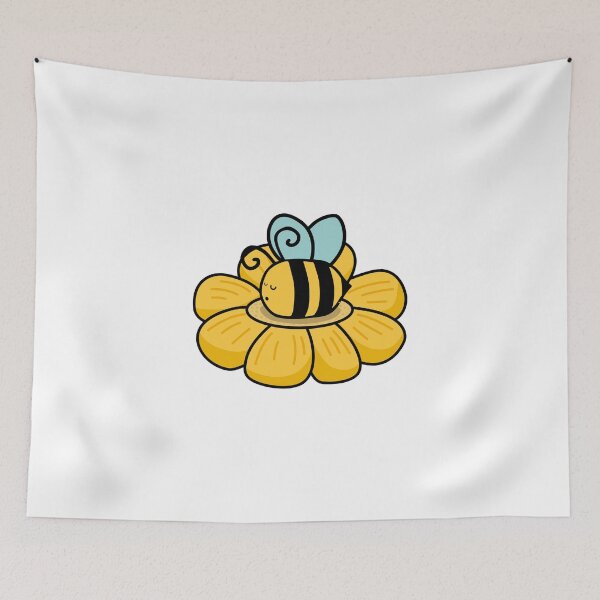Item preview, Sleepy Flower Bee designed and sold by inksycutsy.