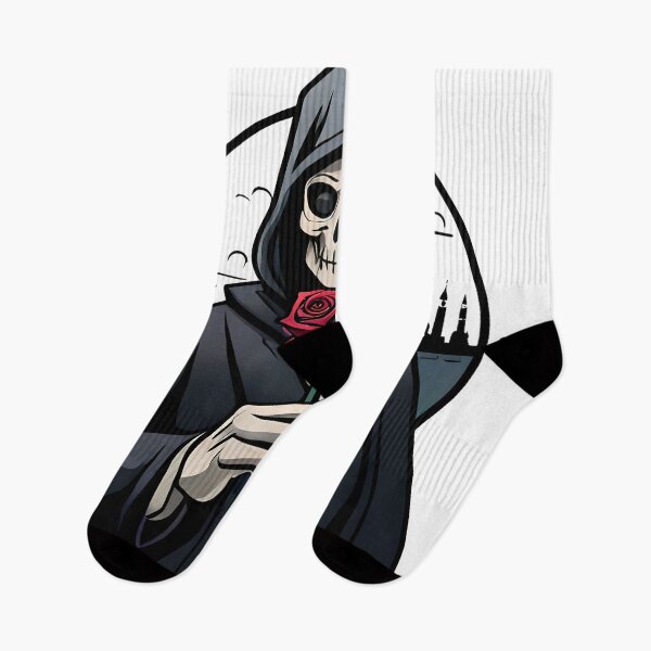 Item preview, The Reaper's Offering - An Illustration of Death with a Single, Poignant Rose designed and sold by GalihDA.