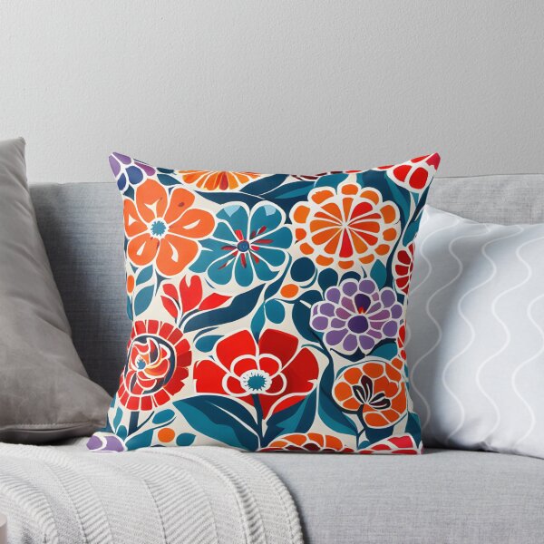 Item preview, Premium Design: Japanese-Inspired Watercolor Seamless Flowers Pattern designed and sold by Jisoo Flowers.
