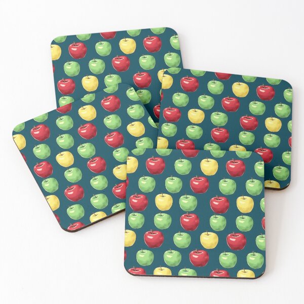 Item preview, Red, yellow, and green apples for the holiday designed and sold by JewWhoHasItAll.