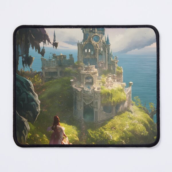 Item preview, Serene Citadel by the sea designed and sold by MDArtdesigns.