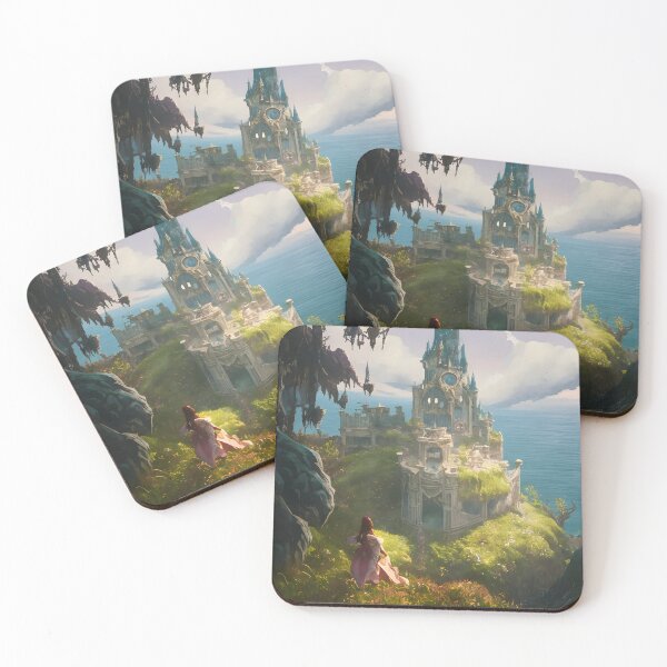 Item preview, Serene Citadel by the sea designed and sold by MDArtdesigns.
