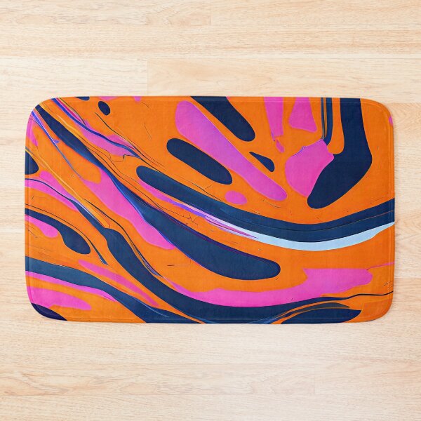 Item preview, #T349: Pink Blue on Orange, Tiggin TNT Pattern designed and sold by FarStarL33.