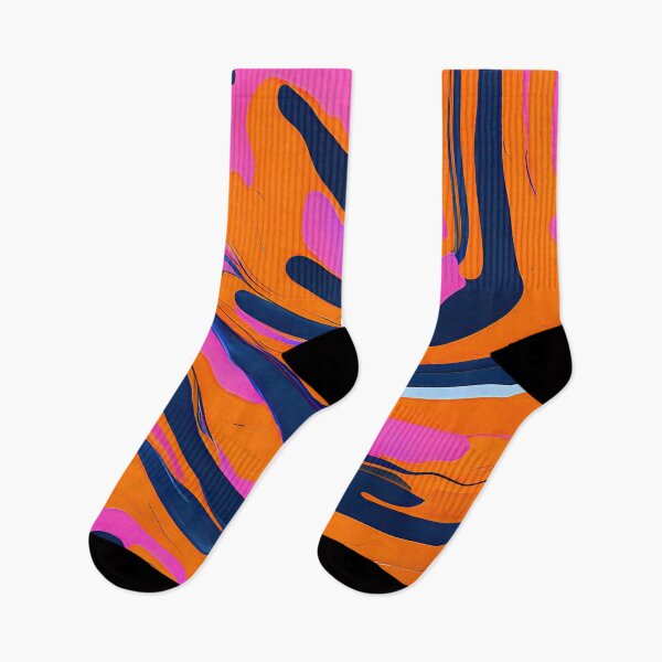 Item preview, #T349: Pink Blue on Orange, Tiggin TNT Pattern designed and sold by FarStarL33.