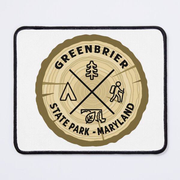 Item preview, Greenbrier State Park Maryland Log Slice designed and sold by VanyaKar.