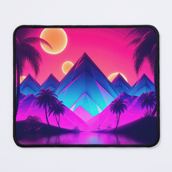Item preview, Sunset Serenity: Synthwave Dreams by the Coastal Peaks designed and sold by Mullet Monkey.