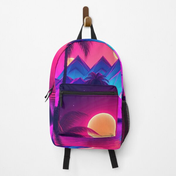 Item preview, Sunset Serenity: Synthwave Dreams by the Coastal Peaks designed and sold by Mullet Monkey.