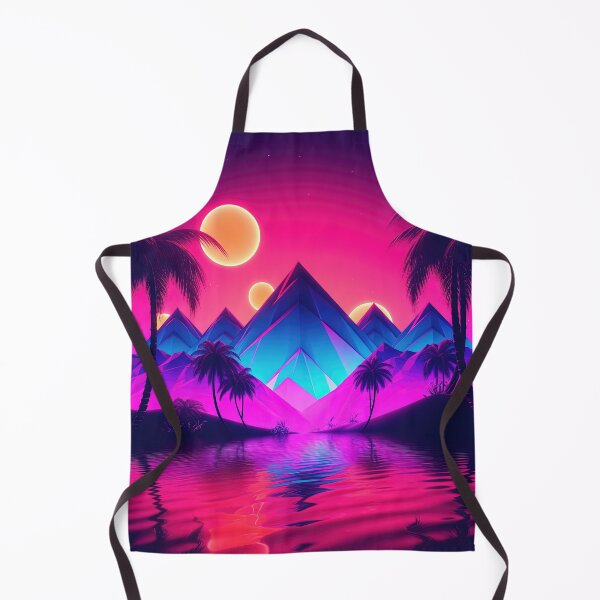 Item preview, Sunset Serenity: Synthwave Dreams by the Coastal Peaks designed and sold by Mullet Monkey.