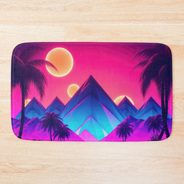 Item preview, Sunset Serenity: Synthwave Dreams by the Coastal Peaks designed and sold by Mullet Monkey.