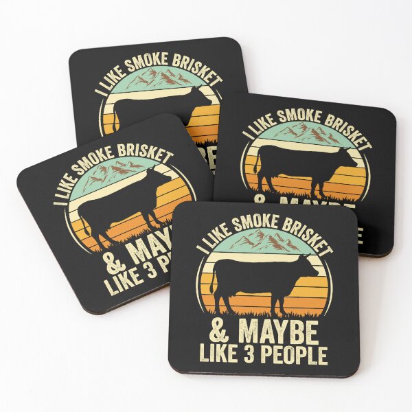 Item preview, I Like Smoke Brisket And Maybe Like 3 People Funny BBQ Lover T-Shirt designed and sold by KGN  CREATIVITY.