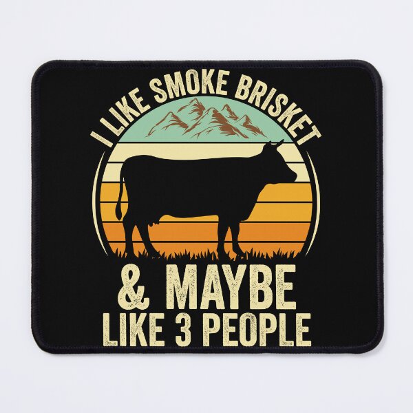 Item preview, I Like Smoke Brisket And Maybe Like 3 People Funny BBQ Lover T-Shirt designed and sold by KGN CREATIVITY.