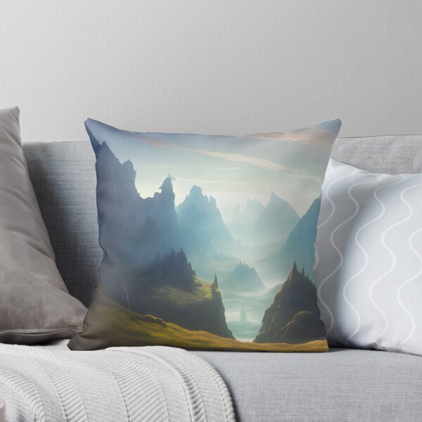 Item preview, Landscape of a misty mountain range  designed and sold by MDArtdesigns.