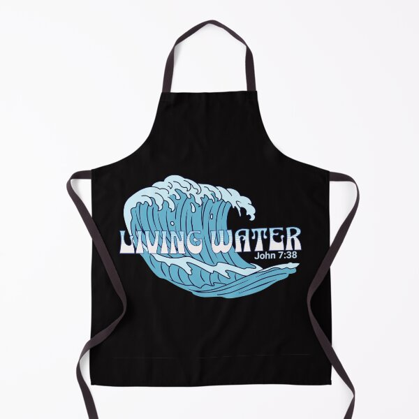 Aperçu de l'œuvre Foi chrétienne rétro de l'eau vive créée et vendue par BeansHotTees.
