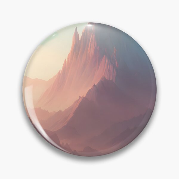 Item preview, Stoic mountains in a fantastical land designed and sold by MDArtdesigns.