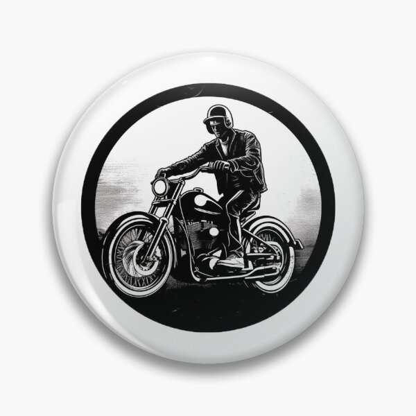 Item preview, Motorcycle rider silhouette designed and sold by Stickermagician.