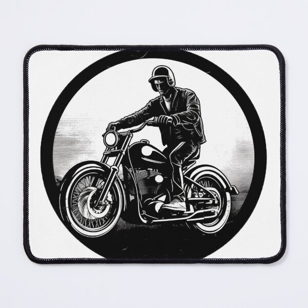 Item preview, Motorcycle rider silhouette designed and sold by Stickermagician.