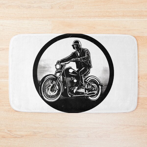 Item preview, Motorcycle rider silhouette designed and sold by Stickermagician.