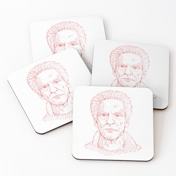 Item preview, Cronenberg in Red Ink / Pen Drawing by Josh Valentine designed and sold by YeahWellDesigns.
