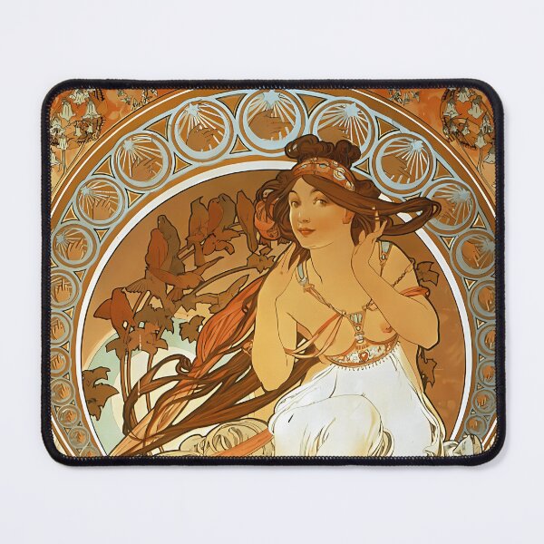 Item preview, Alphonse Mucha, Music, Art Nouveau designed and sold by NouveauEra.