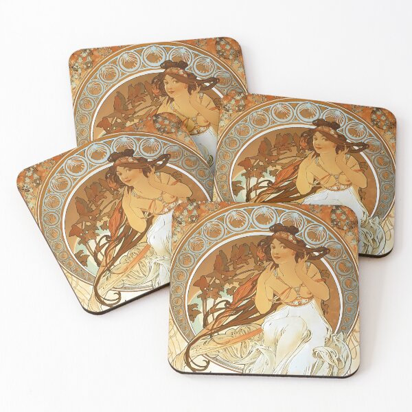 Item preview, Alphonse Mucha, Music, Art Nouveau designed and sold by NouveauEra.