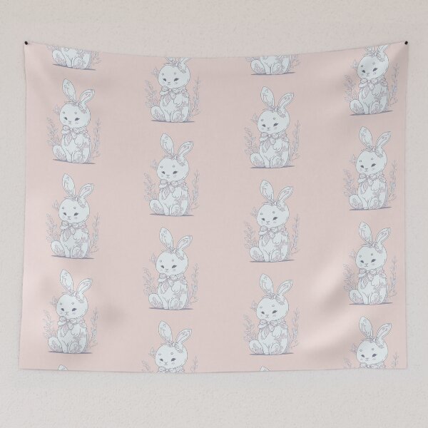 Item preview, Rabbit Doll Cute Pastal designed and sold by pigipeach.