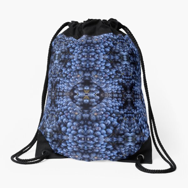 A Grape Design by Avril Thomas Drawstring Bag
