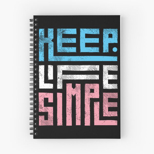 Item preview, Keep Life Simple Trans. Transgender Pride designed and sold by Subtle Pride Shop.