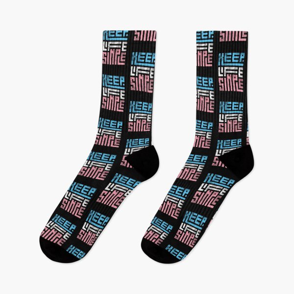 Item preview, Keep Life Simple Trans. Transgender Pride designed and sold by Subtle Pride Shop.