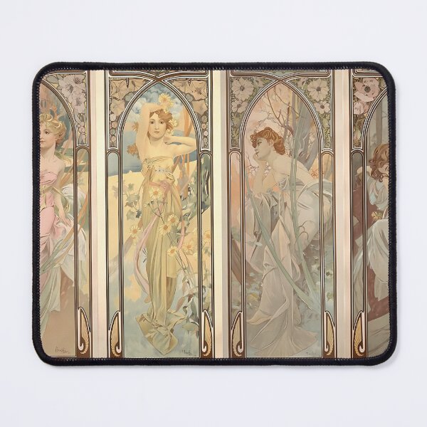 Item preview, Alphonse Mucha, The Times of the Day, Art Nouveau designed and sold by NouveauEra.