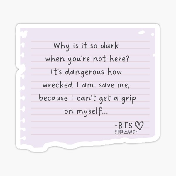 Try Again Lyrics On a Notepad - Jaehyun 재현 (kpop) | Sticker