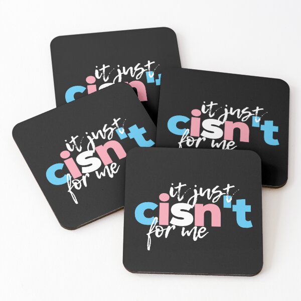 Item preview, It Just Cisn't For Me Trans. Transgender Pride designed and sold by Subtle Pride Shop.