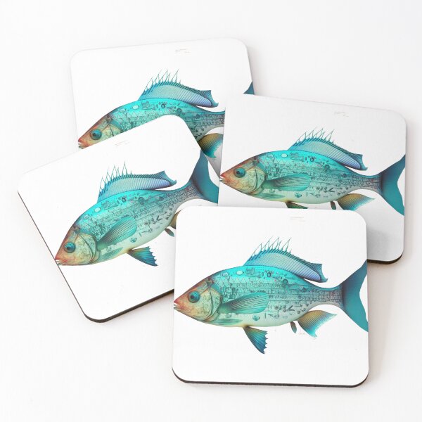 Artikelvorschau, Blaufisch entworfen und verkauft von JustArtDesign9.