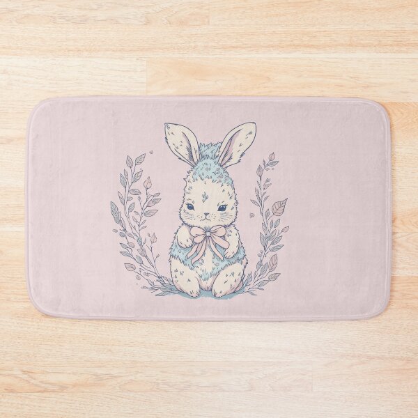 Item preview, Cute Ribbon Rabbit Pastel Colors designed and sold by pigipeach.