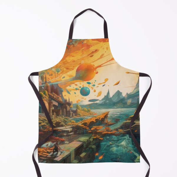 Item preview, Mountain City Born from Color Splashes designed and sold by ImaginationbyAI.