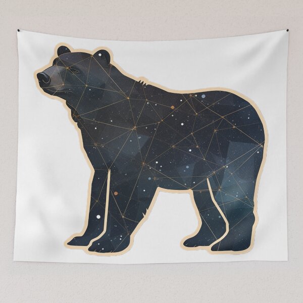 Item preview, Starry sky and bears designed and sold by Stickermagician.