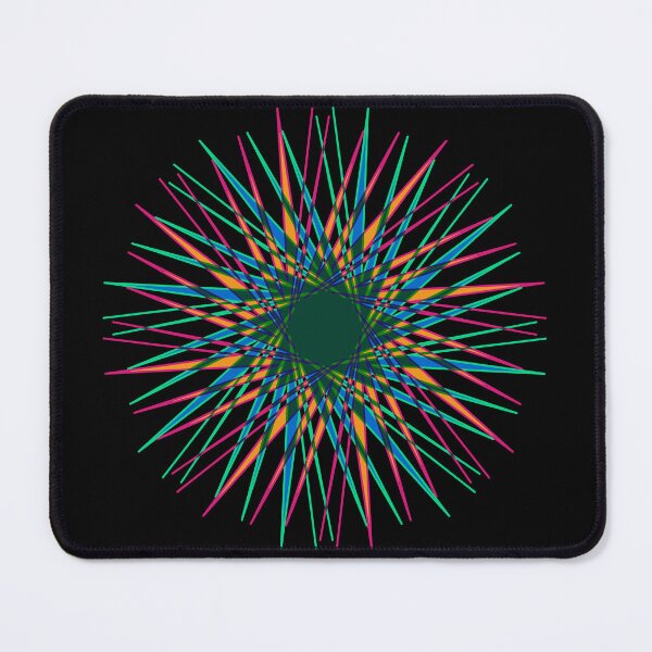 Item preview, Colorful Pick up Sticks Mandala design designed and sold by DaveDanchuk.
