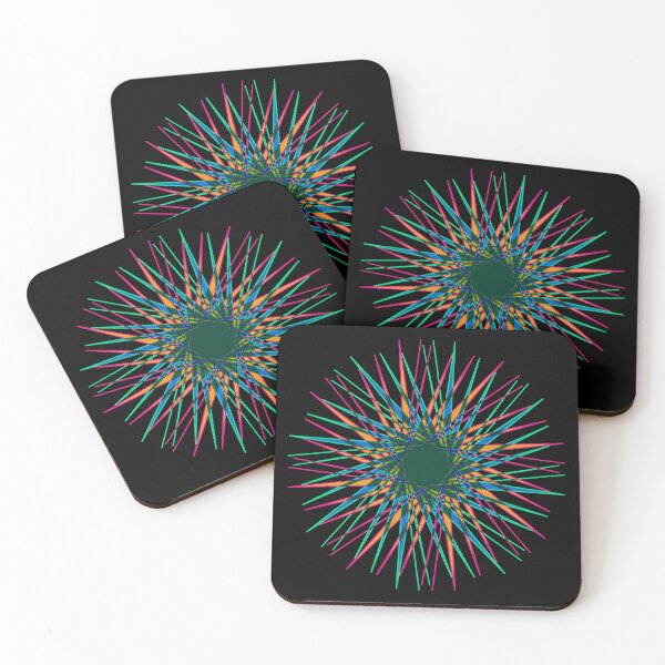 Item preview, Colorful Pick up Sticks Mandala design designed and sold by DaveDanchuk.