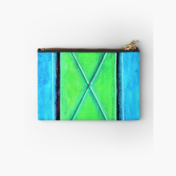 Item preview, Pattern rectangle green blue watercolor fine art designed and sold by janianna.