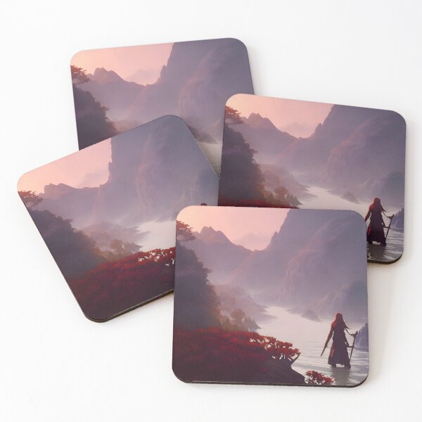 Item preview, Wading through the mountain stream designed and sold by MDArtdesigns.