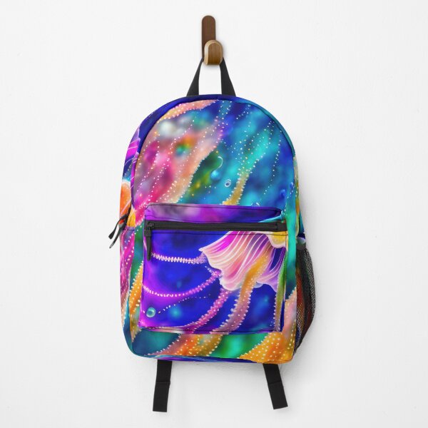 Item preview, Rainbow Jellyfish 2 designed and sold by ImaginationbyAI.